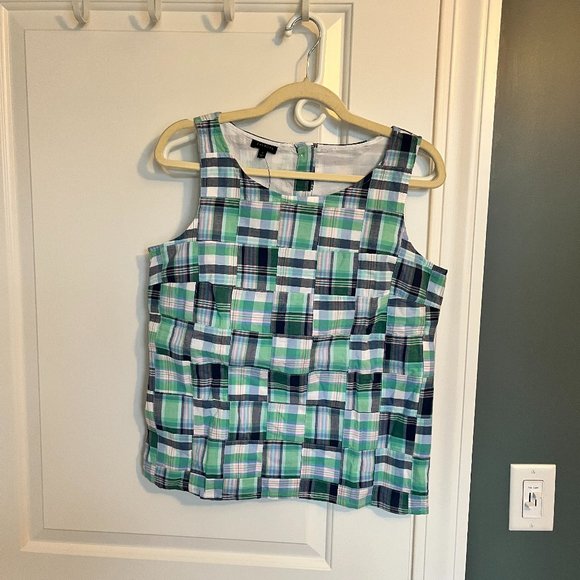 Talbots Tops - NWT Talbots Women's Size Small Plaid Patterned Multi-Colored Top